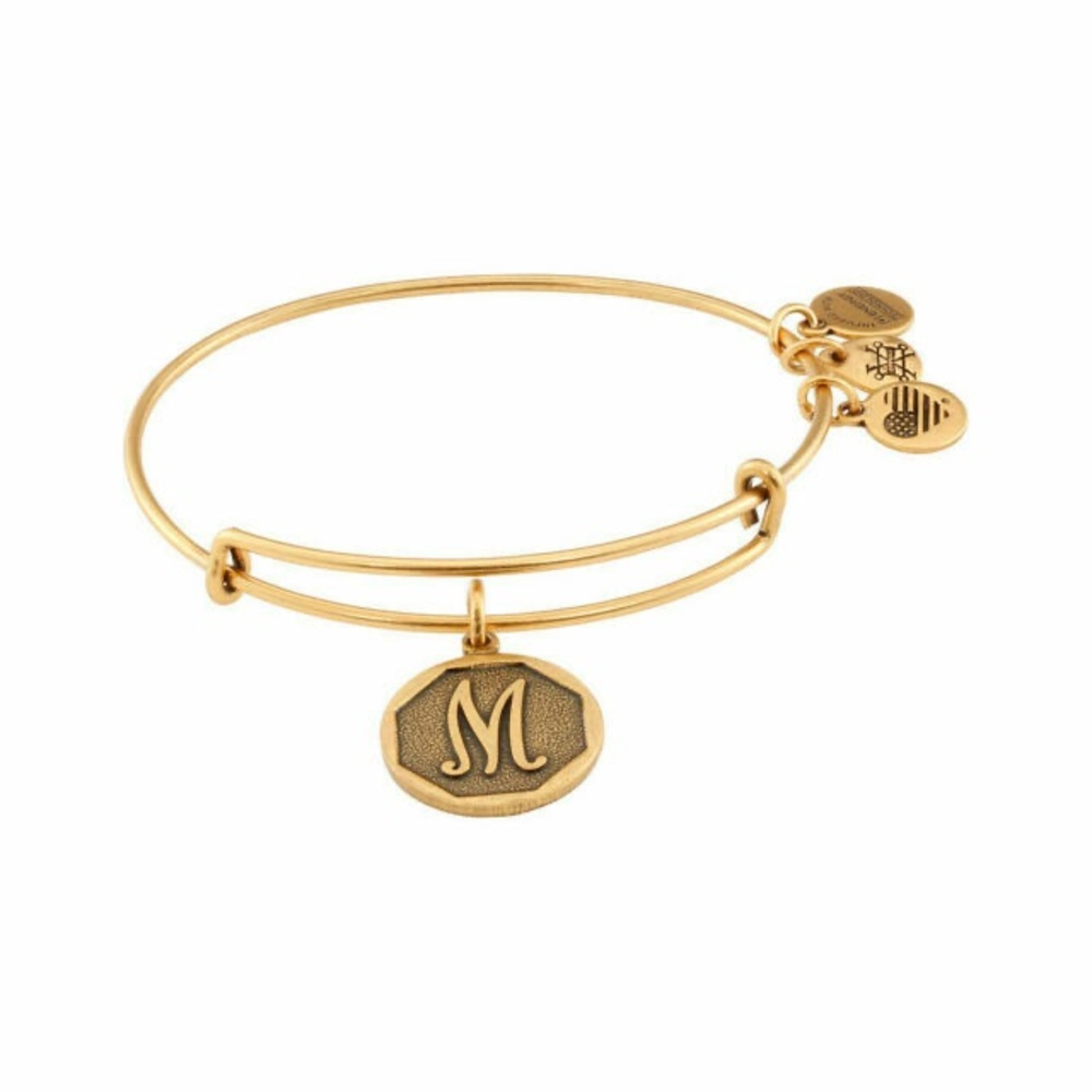 Alex and Ani M initial bracelet